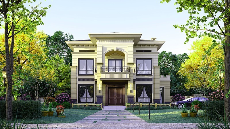 果洛中式合院住宅，开放庭院与邻里乡亲更亲近